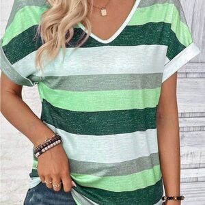 Never worn soft green tshirt.